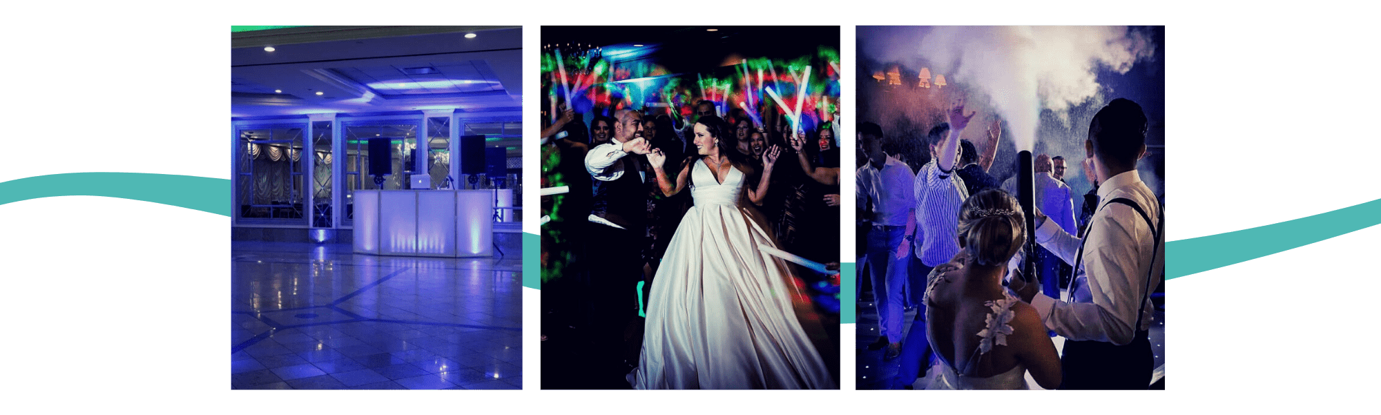 wedding DJ service collage 